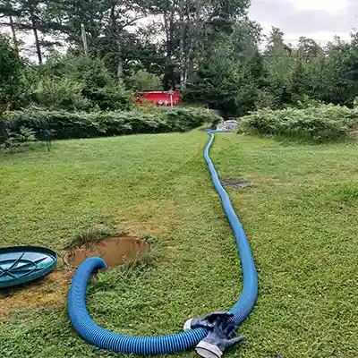 Placering avskiljare på gräsmatta