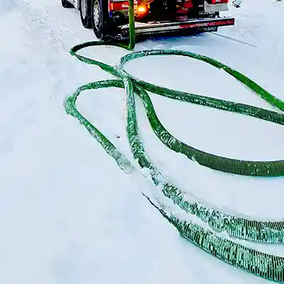 Slambil lång slangdragning