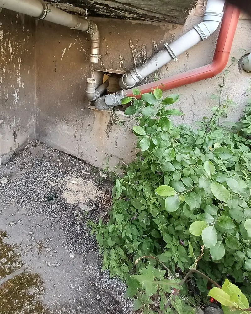 Rör lossnat av sug vibrationer